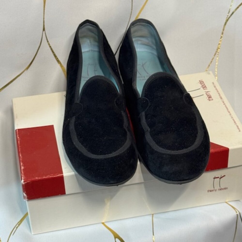 Thierry Rabotin Geneva Black Suede Shoes – Made in Italy, Size 10.5